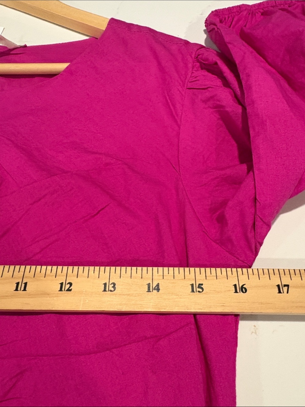 NWT Free People Women's Fuchsia Ruched Front Shift Lined Dress SZ Medium - Picture 6 of 11